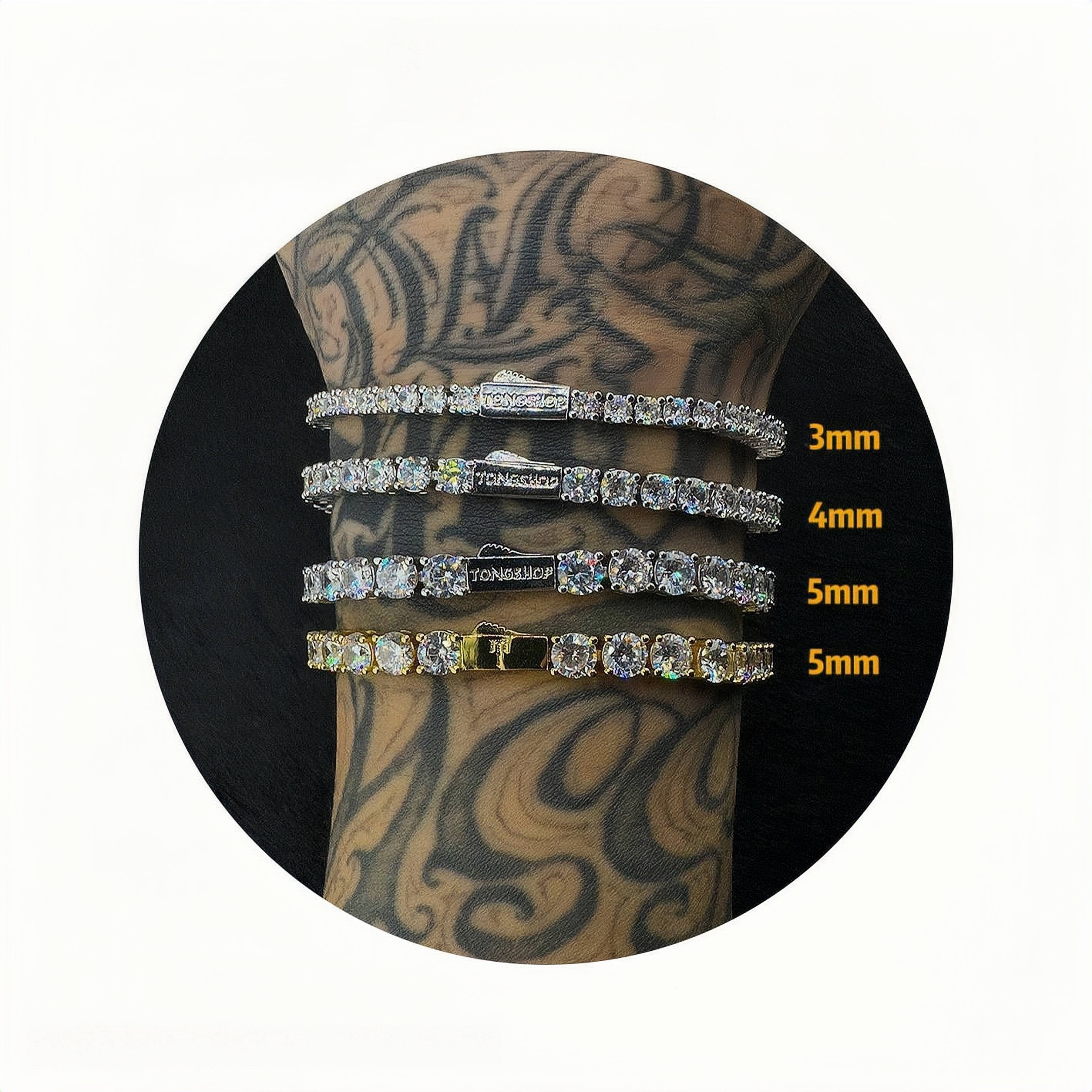 Pass Diamond Tester GRA Hip Hop Jewelry Charms Iced Out 265mm Lab Diamond 925 Silver VVS Moissanite Tennis Chain Necklaces