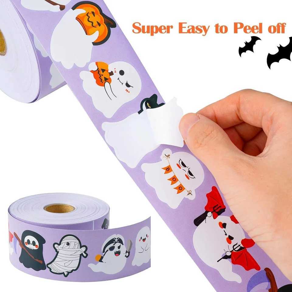 500 pcs Halloween decorative stickers children handdecorated cartoon stickers DIY stickers holiday party scene layout props C2509181