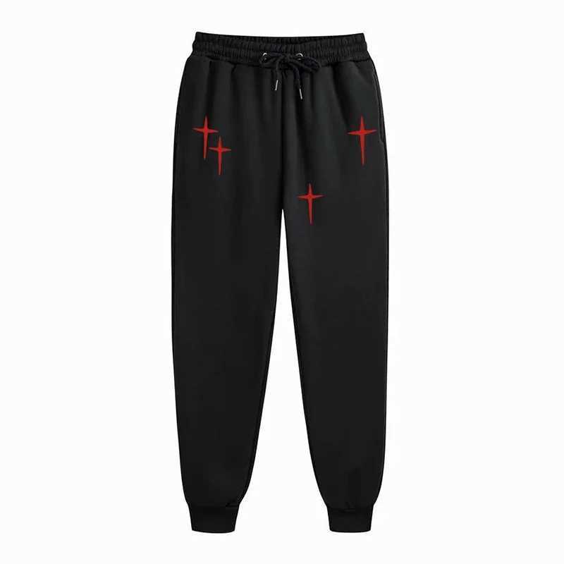 Harajuku Hiphop Pants Printed Pattern Slim Men Y2K Gothic Casual Fashion Fitness Jogging Sports Street Wear Couple Sweatpants X2509181