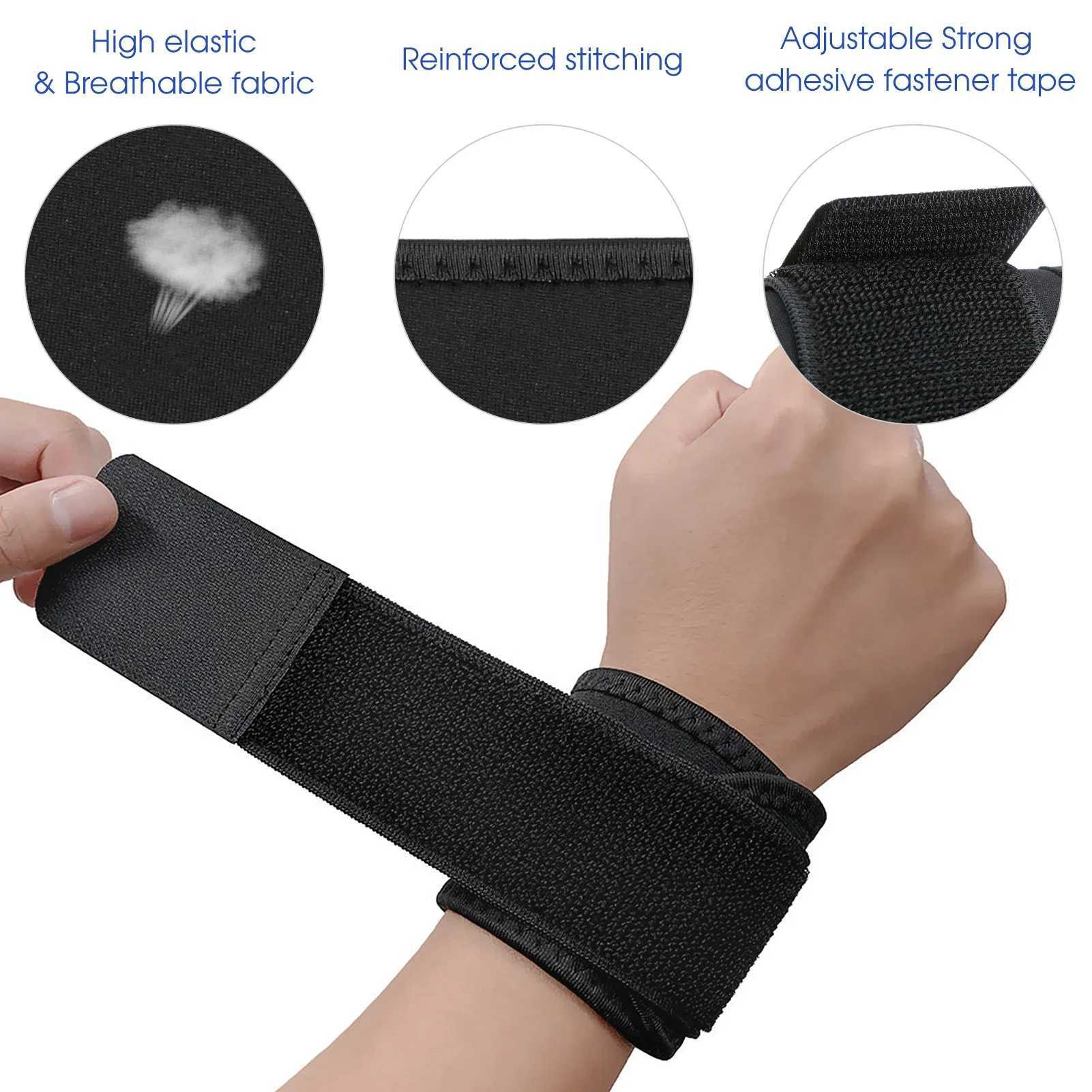Adjustable Sport Wristband Wrist Brace Wrap Bandage Support Band Gym Strap Safety Sport Wrist Protector Hand Bands Wrist Support J251211