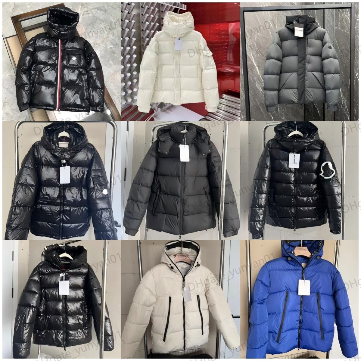 Monclcer pufferjacket Designer canada Winter geesecoat mens Coat Thick Hooded Down Puffer Jacket with Body Warmer Zip Up White Duck geesejacket doudoune luxury