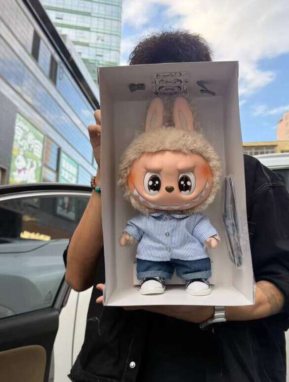 Labubu Summer Replica 38Cm Big Day Sale Zimomo Angel Creative Diy Lovely Dolls Lovely dolls Figure Vinyl Doll Pendant Model Collection Ornament Toy Gi