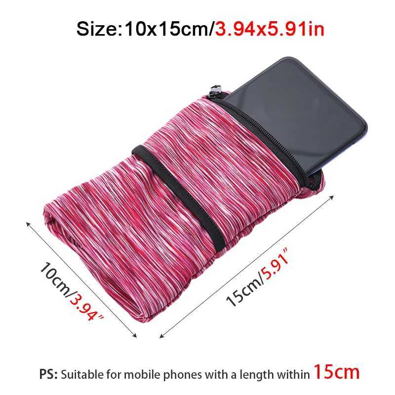 Zipper Running Bags Lightweight Wrist Wallet Pouch for Phone Key Card Sweatband Gym Fitness Sports Cycling Wristband Arm Bag J2512111