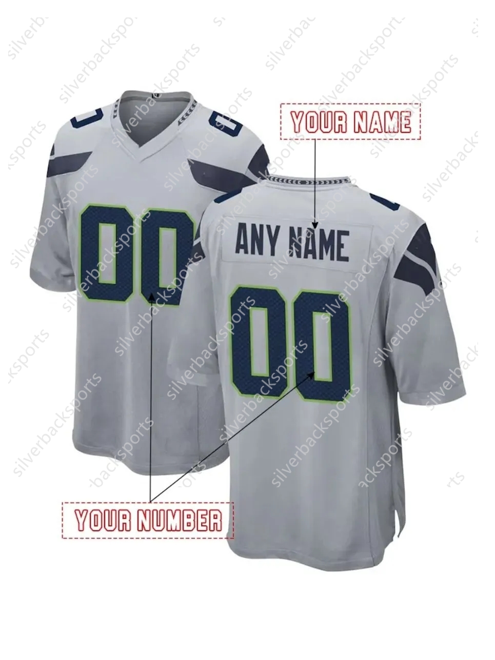Football 2025 Unveil Rivalries Jerseys Cooper Kupp Darnold Smith-Njigba Walker III Love Any Name Number Embroidered Letter Number pre order