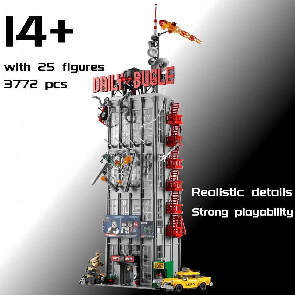 3772 PCS The Daily Bugle Building Compatible 76178 Building Blocks Anniversary Set Gifts For Children bricks birthday giftZ250918