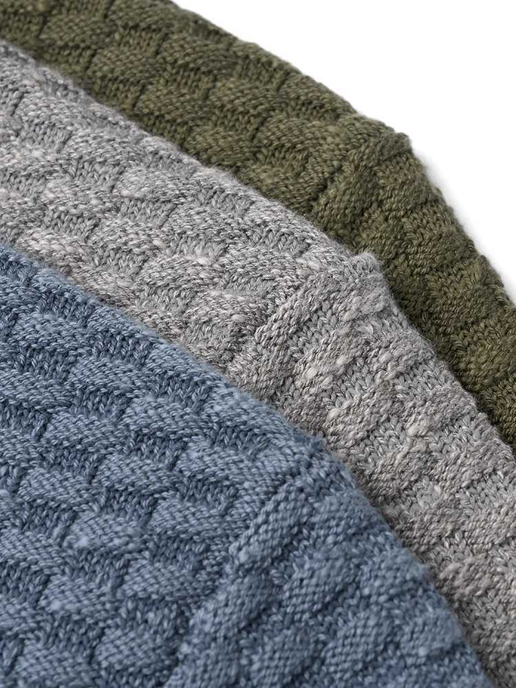 SIMWOOD 2025 Autumn Winter New Oversize 7 Guage Sweater Men High Quality Warm Comfortable Knitted PulloversZ250918