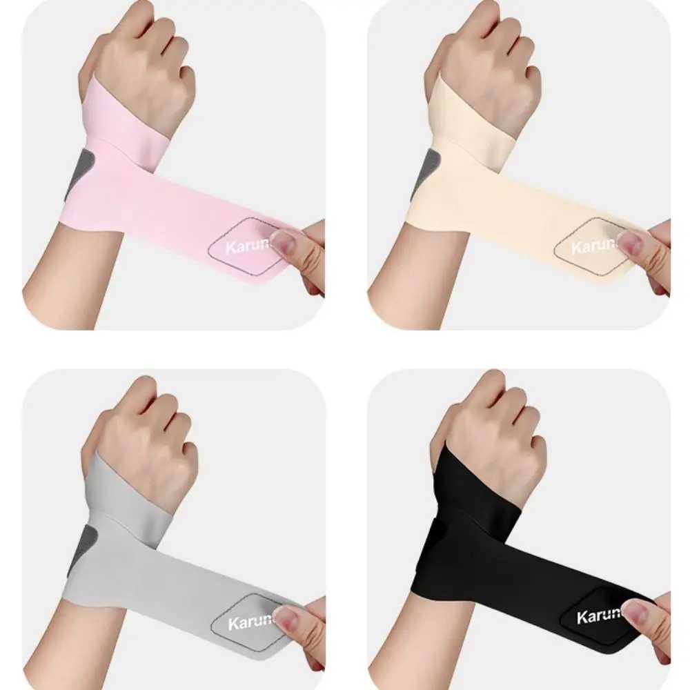 Fixed Spandex Sport Wrist Guard Wrist Sprain Tendonitis with Fastener Tape Wristband Ultra Thin Joint Brace Badminton Basketball J2512111