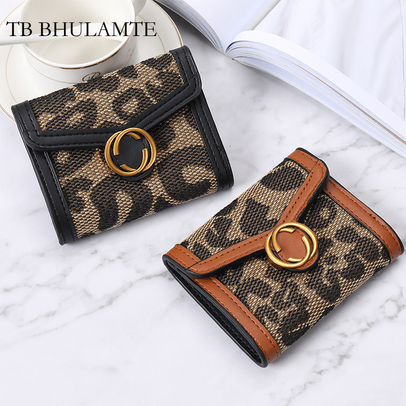 TB BHULAMTE Free Shipping New Women's Short Wallet Large Designer Capacity Fashion Luxury Retro Coin Purse Multi-card Slot Wallet Internet Celebr