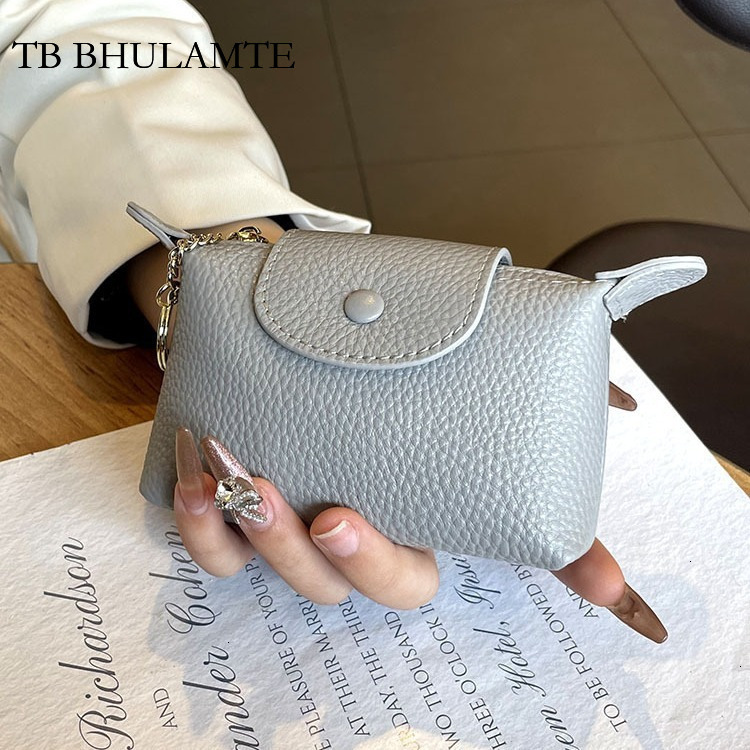 TB BHULAMTE Free Shipping Designer Women's Mini Wallet Compact, Exquisite, Luxury Zipper Coin Bag Trendy Card Bag Keychain