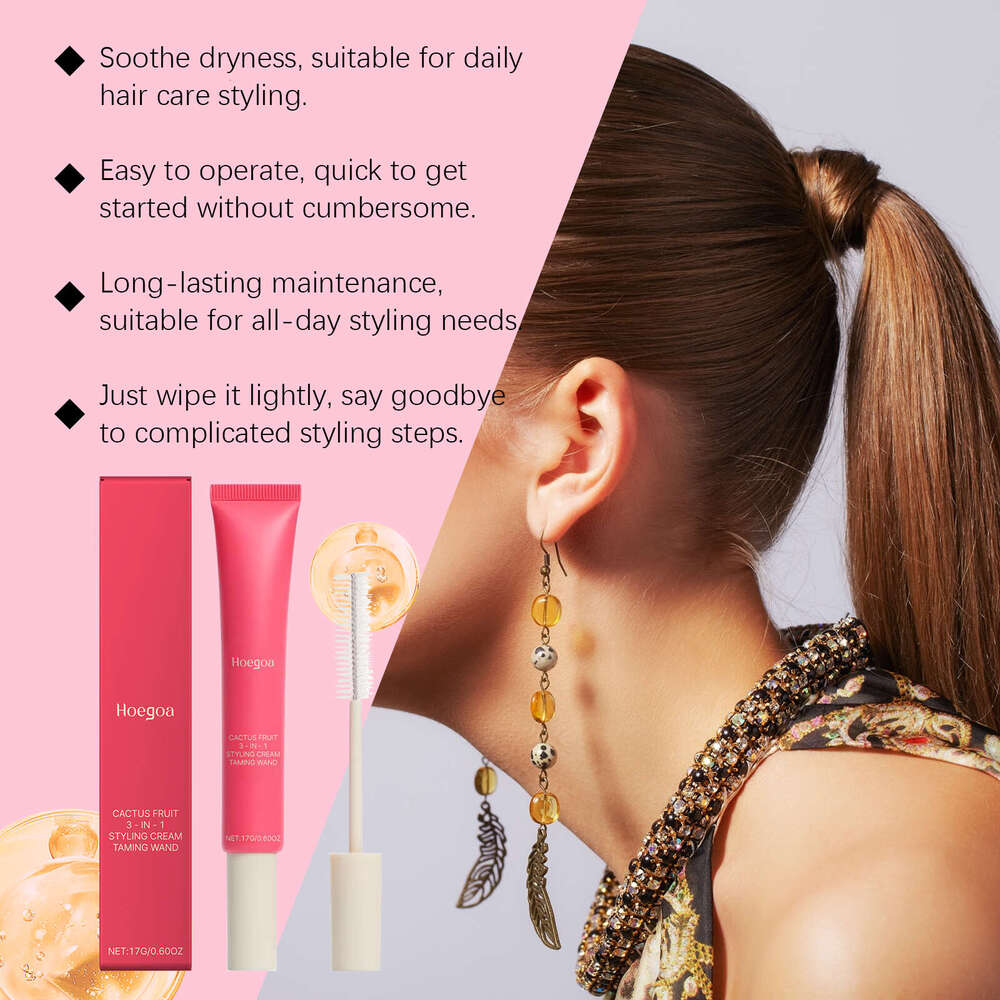 HOEGOA Gentle Smooth Glossy Natural Styling Nourishing Daily Hair Care Cream