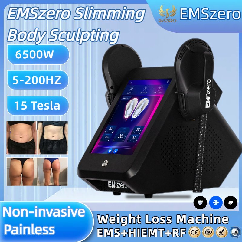 Hot EMSzero 15 Tesla 6500W NEO Body Slimming Nova Fat Burning Muscle EMS Body Sculpting Electromagnetic Stimulate Hiemt Pro Machine