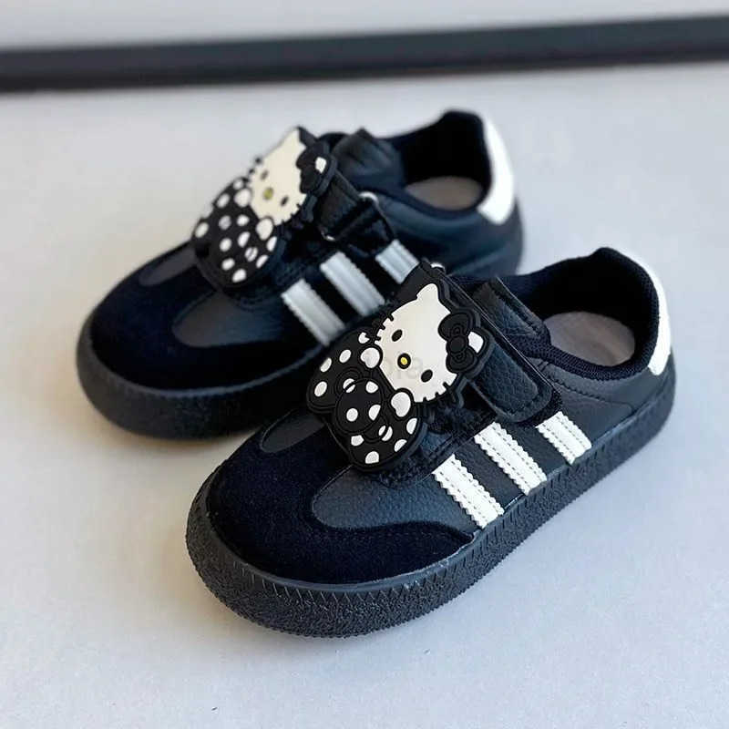 Sanrio New Spring Autumn Kawaii Anime Board Shoes 2025 Cute Hello Kitty Cartoon Children Casual Sports Sneakers Gifts for Kids L250910