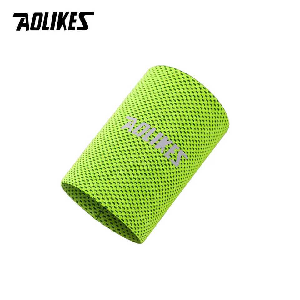 AOLIKES Sport Wristband Support Ice Feeling Wristband Men And Women Wristband Weightlifting Volleyball Cycling Sports Safety J251211