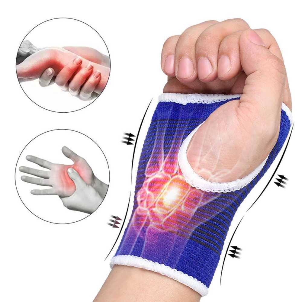 2 Pcs Wrist Support Hand Brace Gym Wrist Palm Protector Carpal Tunnel Tendonitis Pain Relief Sports Safety Muscle Protect Unisex J251211
