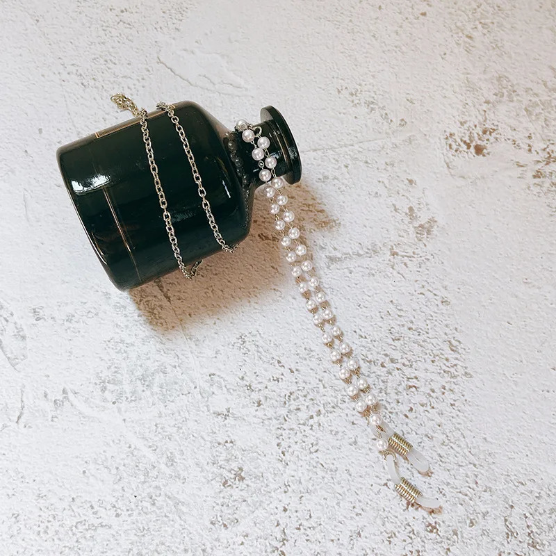 Fashion Eyeglasses Chain Pearl Beaded Trendy Women Outside Casual Sunglasses Accessory Necklace Gift Mask Hanging Rope 250917