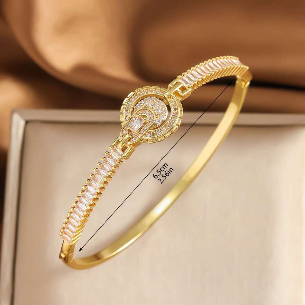 Premium Heart 3A Zircon New High-End Full Dia Fashion Women's Jewelry Bracelet ddmypluto