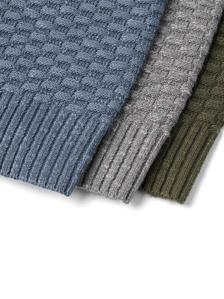 SIMWOOD 2025 Autumn Winter New Oversize 7 Guage Sweater Men High Quality Warm Comfortable Knitted PulloversZ250918