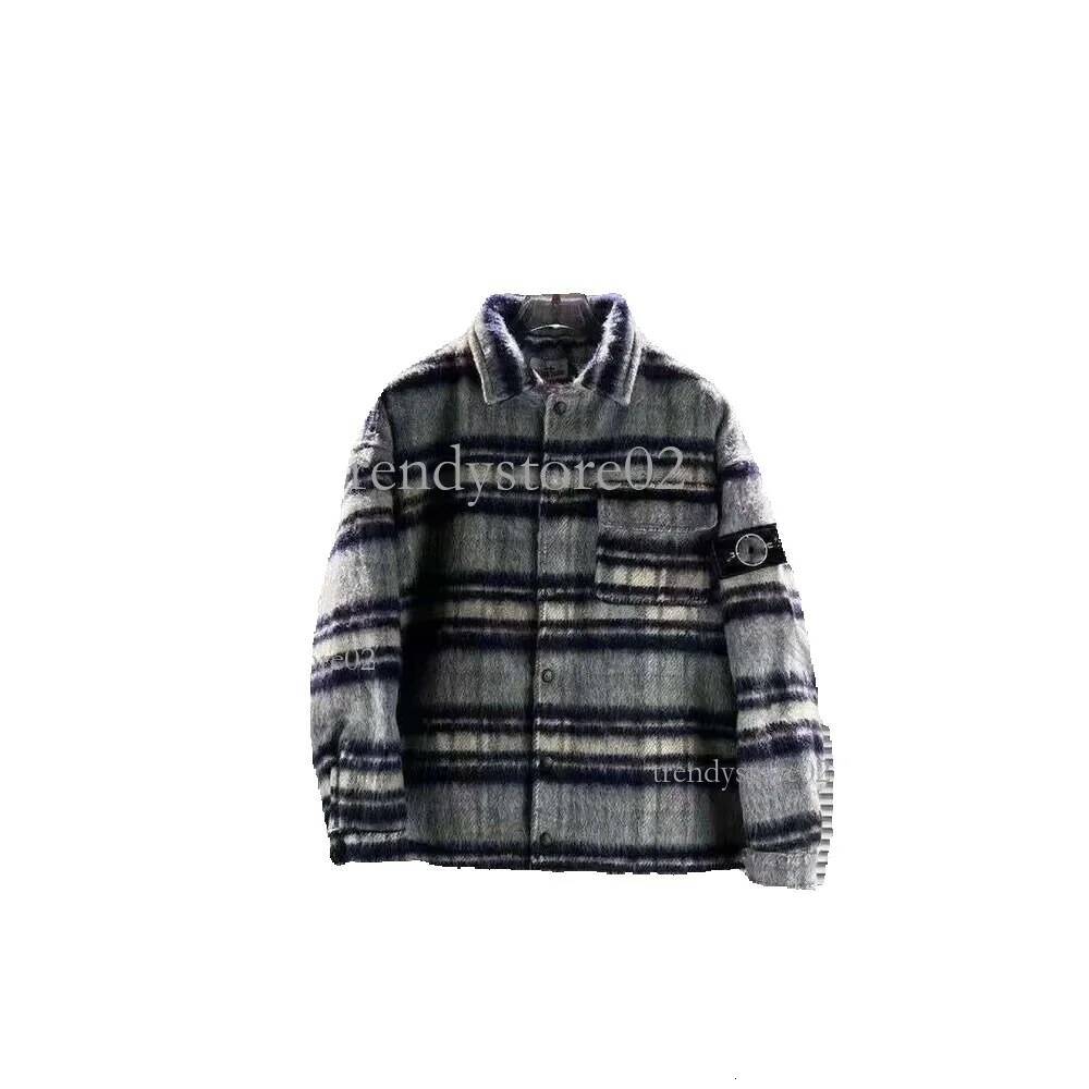 Fashion Mens Designer Heavy Stoney Jacket Retro Pull Sweater Stone Jacket Luxury Brand Warm Winter Stoneislanda Jacket Designer High Quality Compass Jacket 9d1