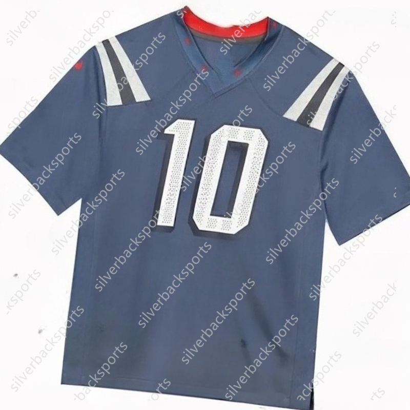 Custom Football 2025 Rivalries Jersey Drake Maye Rhamondre Stevenson Hunter Henry Jahlani Tavai Stefon Diggs Christian Gonzalez 12 Brady Mike Vrabel 8