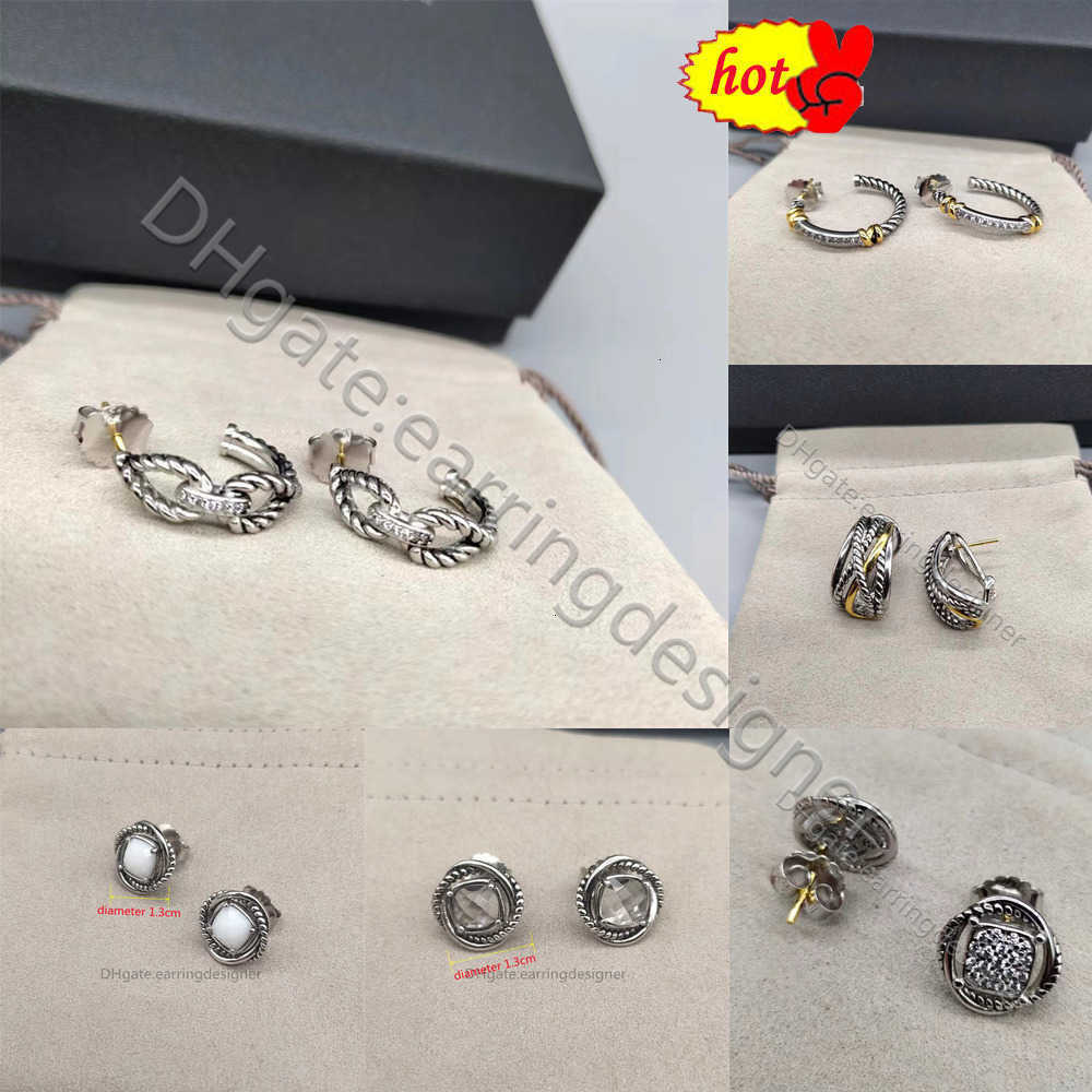 for Designer Earrings Women Hiphop Punk Earring Metal Twist Stud Water Drop Ball Gold Silver Color Female Twine Ear Luxury Jewelry Gift Brincos 2025 Trendy orecchini