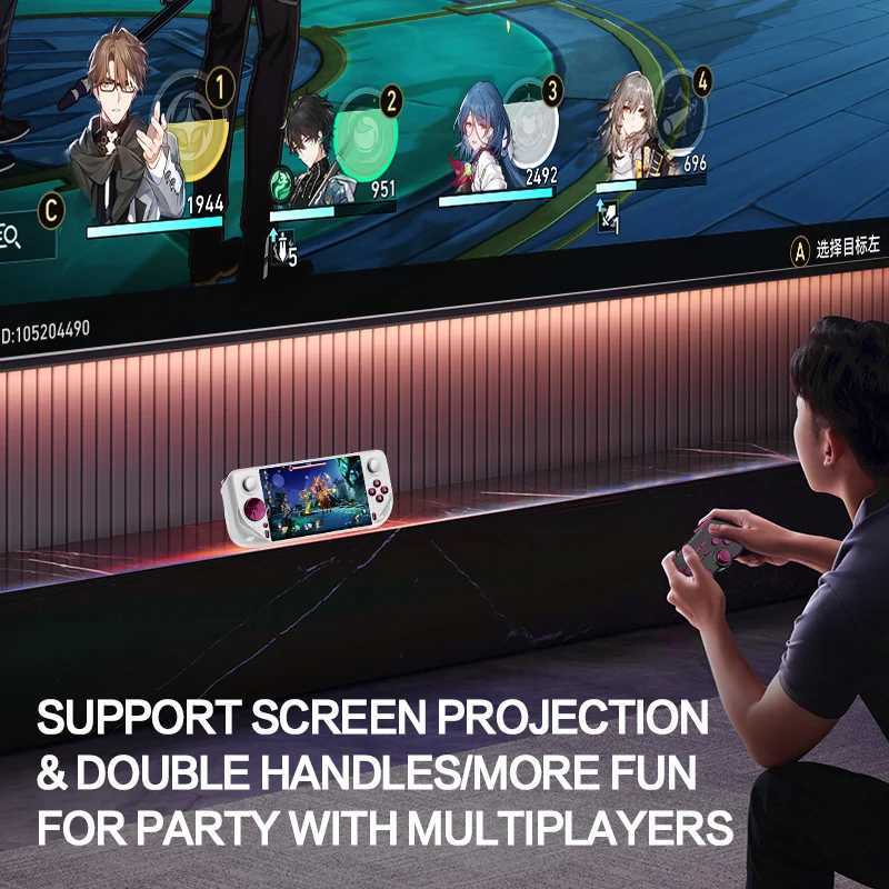 2025 E6MAX Android Convenient Handheld Game Players 8core 64 bit touch sn 432GB Retro Nostaic 5Inch Sn Game hine Y250918