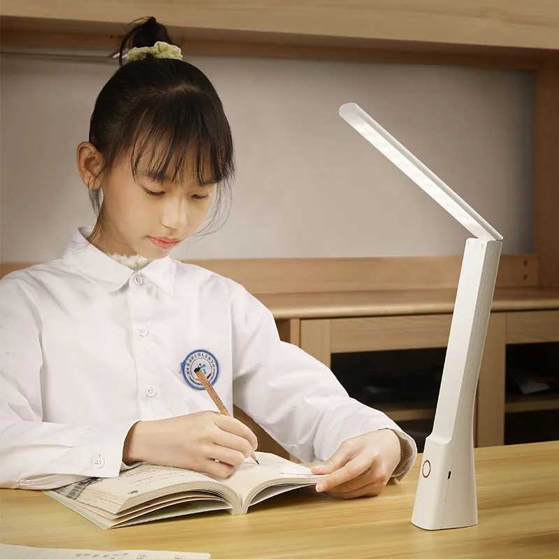 Foldable Led Desk Lamp Touch Dimmable For Smart Home Bedroom Night Light Student Reading USB Rechargeable Eye Protection Light C250918