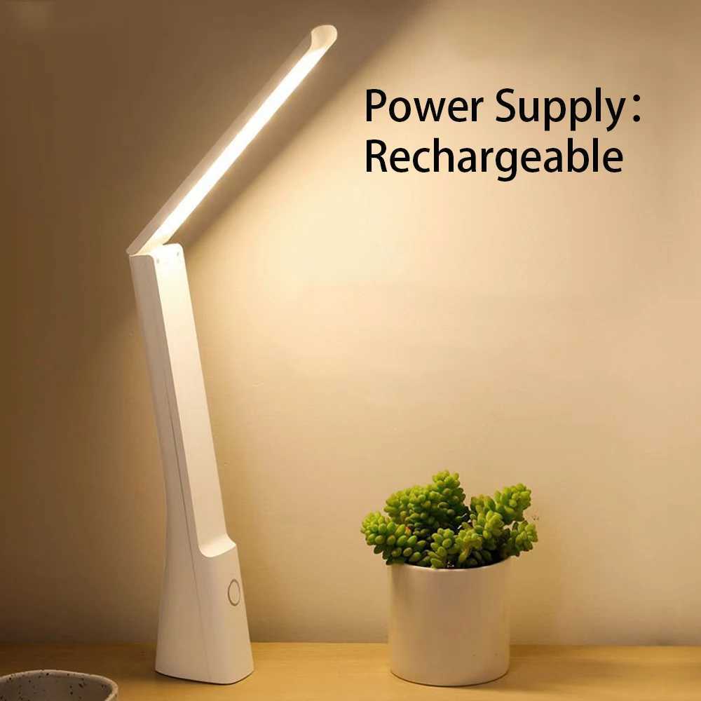 Foldable Led Desk Lamp Touch Dimmable For Smart Home Bedroom Night Light Student Reading USB Rechargeable Eye Protection Light C250918