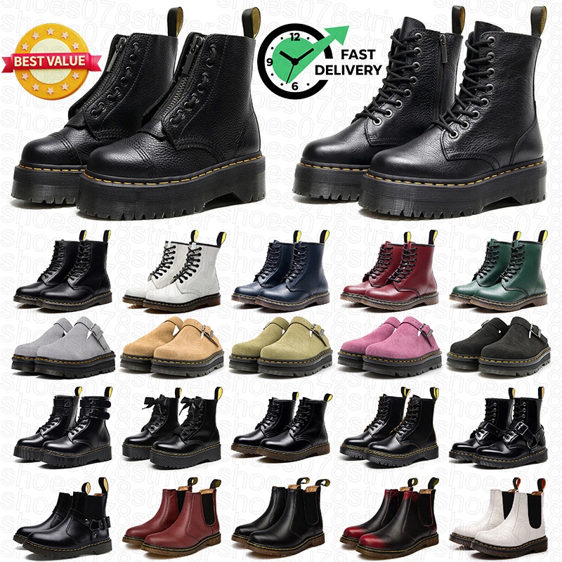 designer boots for men women martins boot black white red blue platform booties mens womens suede sandals slides slippers ankle shoes