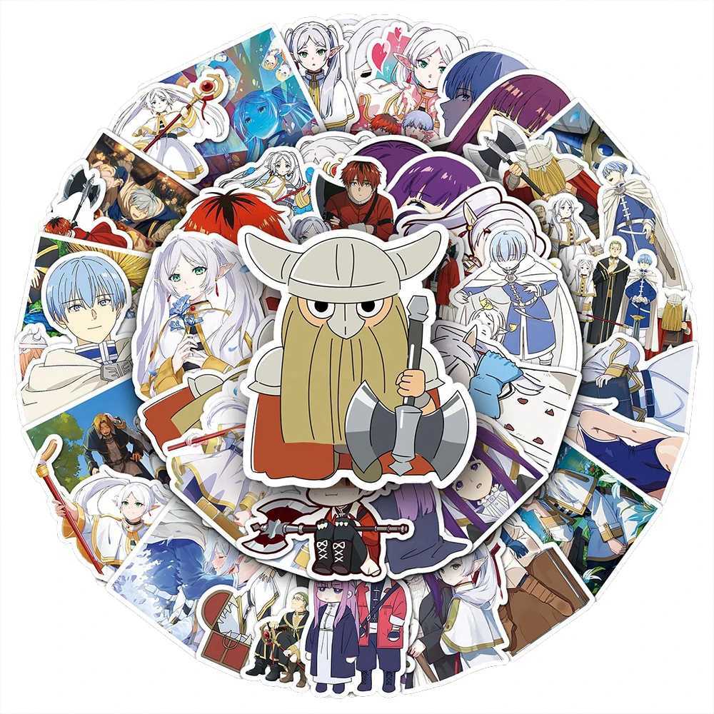 103050pcs Frieren Beyond Journeys End Anime Stickers Himmel Frieren Cartoon Decals Fern Stark Eisen Heiter Sticker Toys Gifts C250918