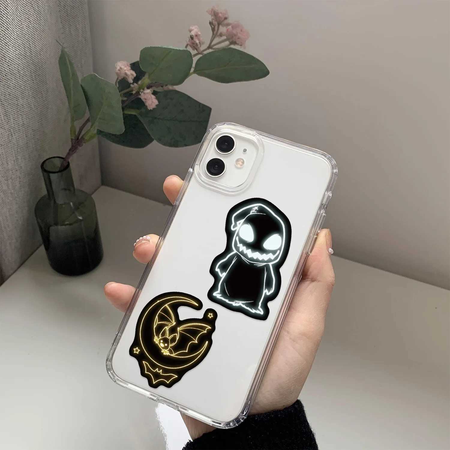 100200PCS Cartoon Neon Halloween Graffiti Stickers Stationery DIY Decals Phone Guitar Notebook Luggage Waterproof Stickers C250918