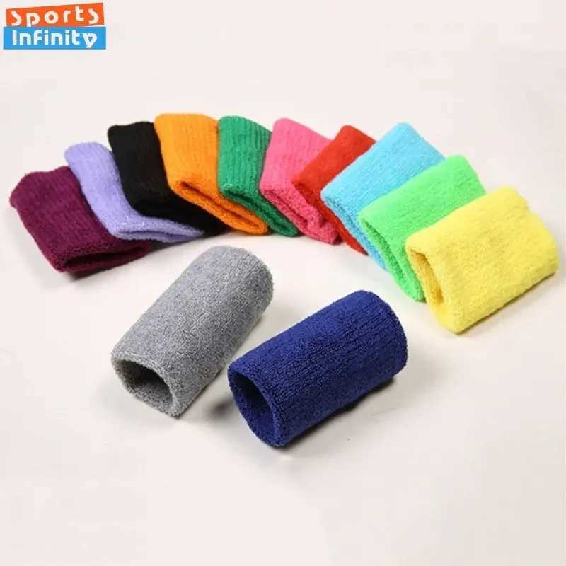 L XL Wristband Sport Sweatband Hand Band Sweat Wrist Support Brace Wrap Guards for Gym Volleyball Basketball Tennis Wrist Band J251211