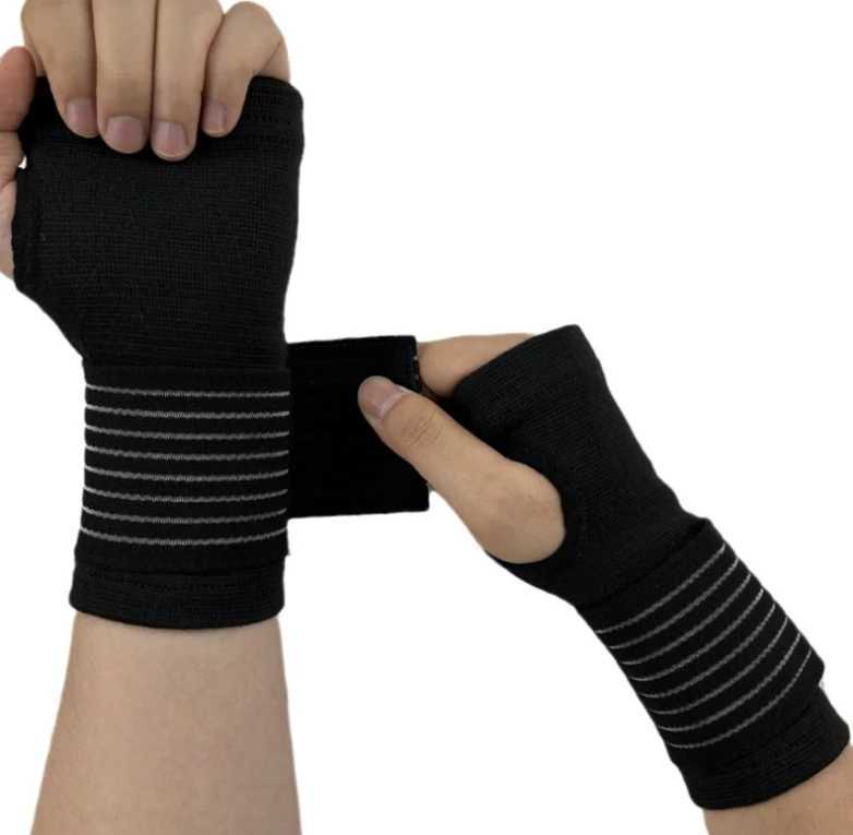 1 Pair Adjustable Soft Wristbands Bracers For Gym Sports Wristband Carpal Protector Breathable Wrap Band Strap Wrist Support J251211