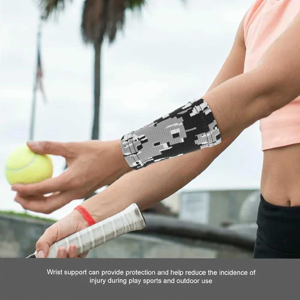 1Pc Compression Wrist Brace Sleeve Compression Wrist Supports Wrist Wraps Elastic Wristbands for Men and Women TennisTendonitis J251211