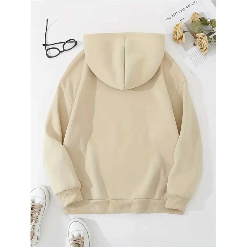 Letter Ciao Leopard Heartbeat Print Long Sleeve Hoodies Clothing Womens Harajuku Graphic Pocket Sweatshirts Fall Winter HoodedZ250918