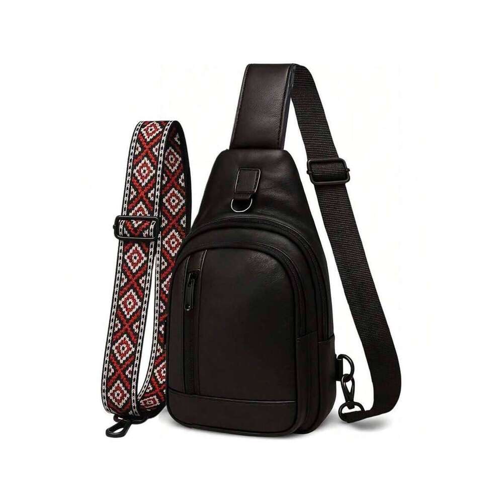 Bag Men - Black Sling Purse, Leather Crossbody Men, Cross Bags For Women