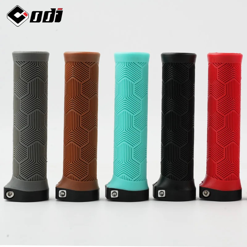 ODI AntiSlip MTB Cuffs Bike Grips Shockproof Bicycle Handlebar Cover Lockon Bar Rubber Handle Cycling Parts 250917