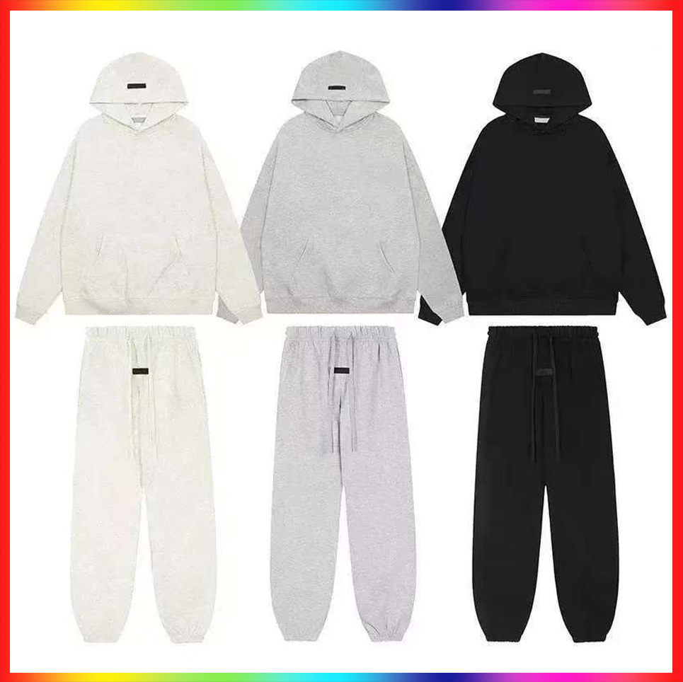 Designer hoodie men's essentials hoodie sweater men's pullover sweatshirt essential pant hoody 3D Letter Printed puff sweatpants luxury Loose spider tracksuit