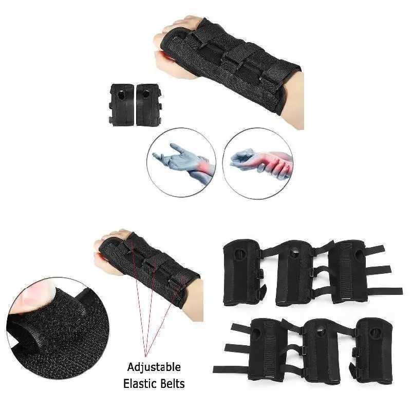 Wristband Hand Wrist Guard Support Brace Splint Carpal Tunnel Arthritis Sprain RightLeft Gym Strap Pain Relief Wrap Bandage J251211