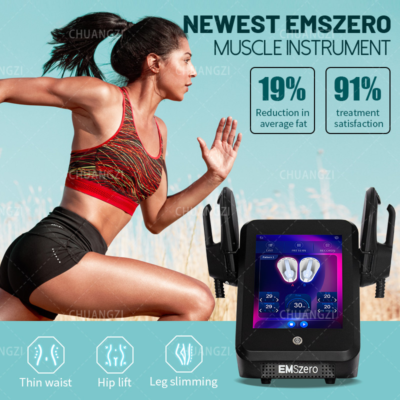 Newest EMSzero Neo EMS RF Sculpting Butt Lift EMS Machine 6500W HIEMT Muscle Stimulator Body Shaping Massage Equipment 4/5 Handles Salon SPA