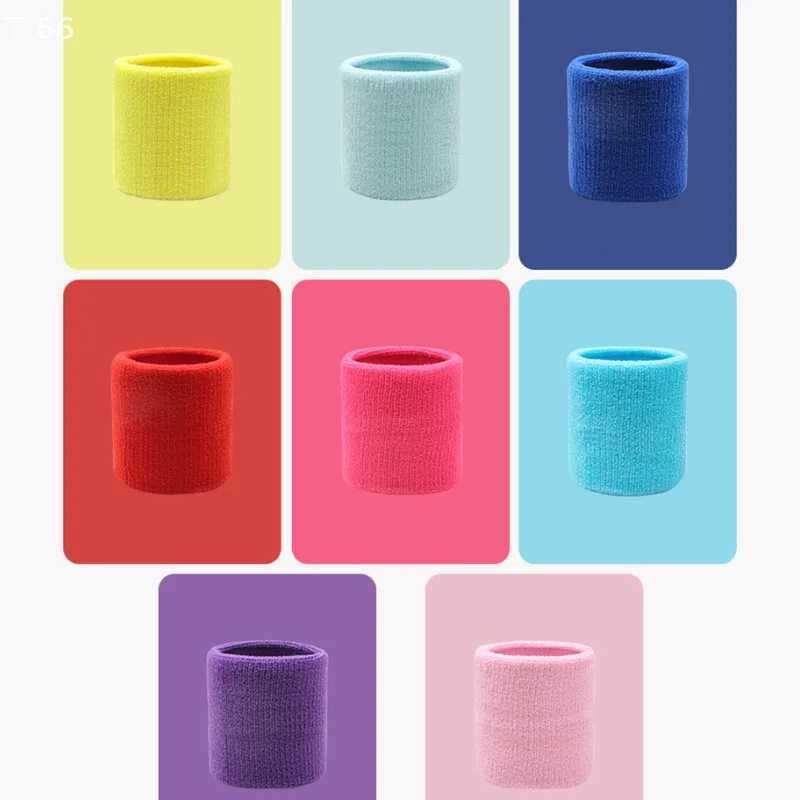 Cotton Wrist Support Band Wristband Sport Bracers Sweat Towel Cuff Tennis Wrist Guard Protector Strap Fitness Run Sweatband Gym J251211