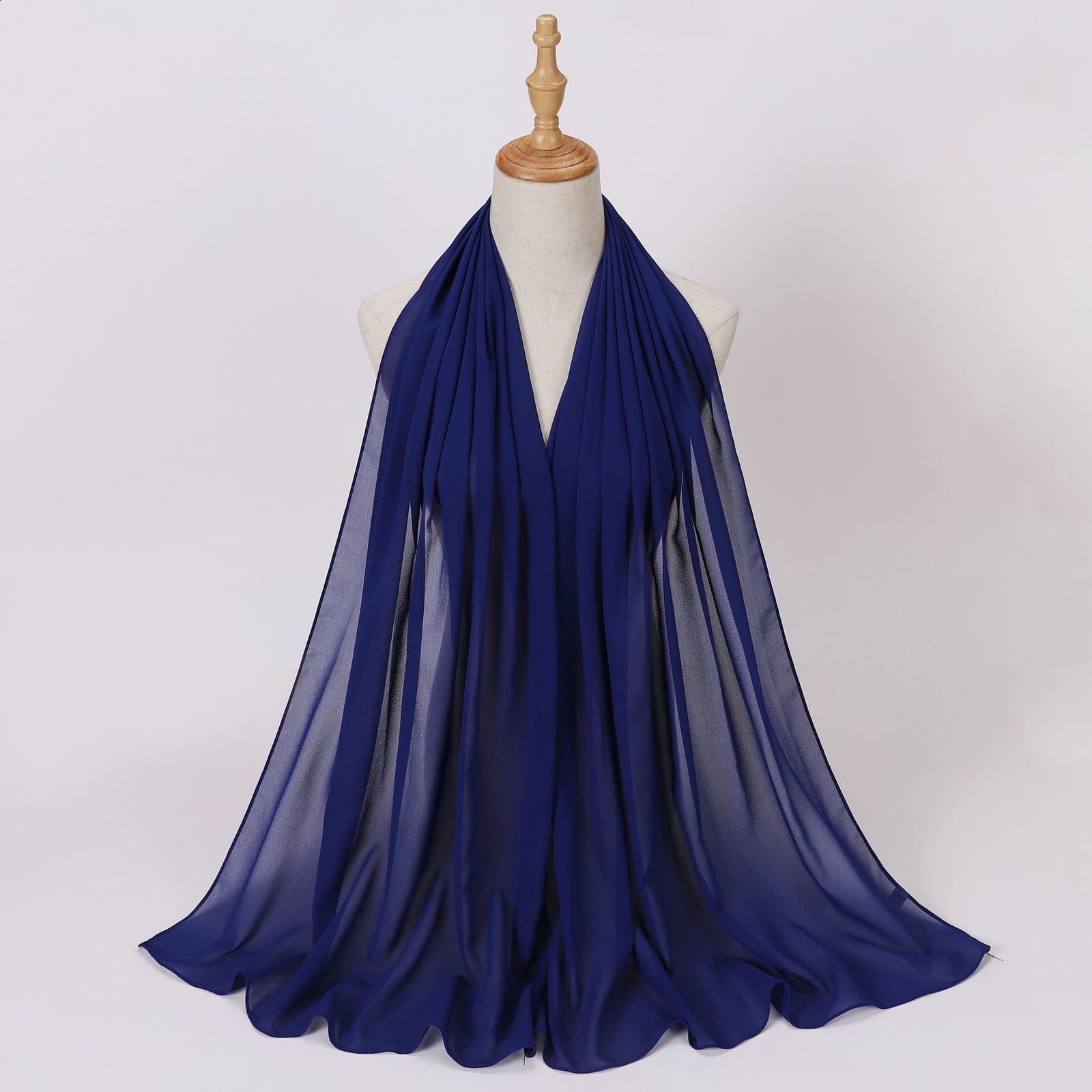 Women's Print Plain Cotton Viscose Gold Chain Shawl Scarf Solid Pashmina Hijab Winter Headband Wrap Muslim Muffler Foulard Sjaal 201018