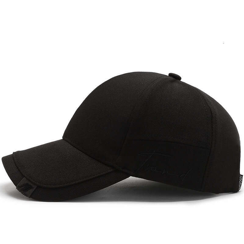 Men's Trendy Sunshade Baseball Cap Korean Black Ins Style Simple Casual Versatile Sun Hat