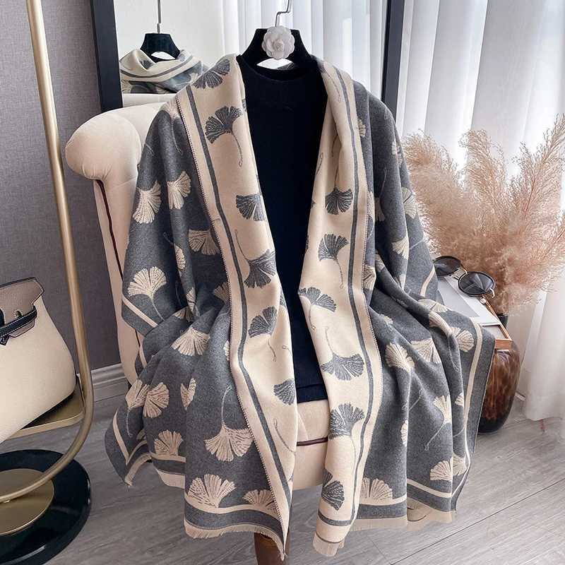 Luxury Winter Cashmere Scarf Wen age Print Warm Blanket Poncho Scarves Fem Shl Wrs Thick Foard Bufanda Y250918
