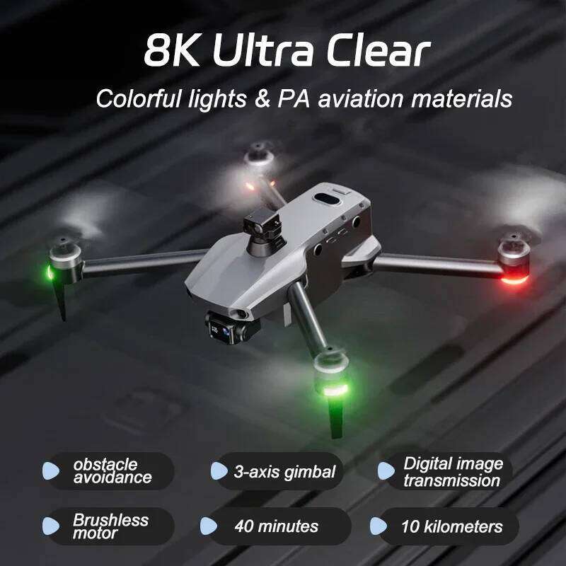 Camera Drone GPS Professional Drone K11 Tubro With 8K Dual Cameras 3-Axis Gimbal Joint Brushless FPV 5.8G Image Transmission 4Km Quadcoptr