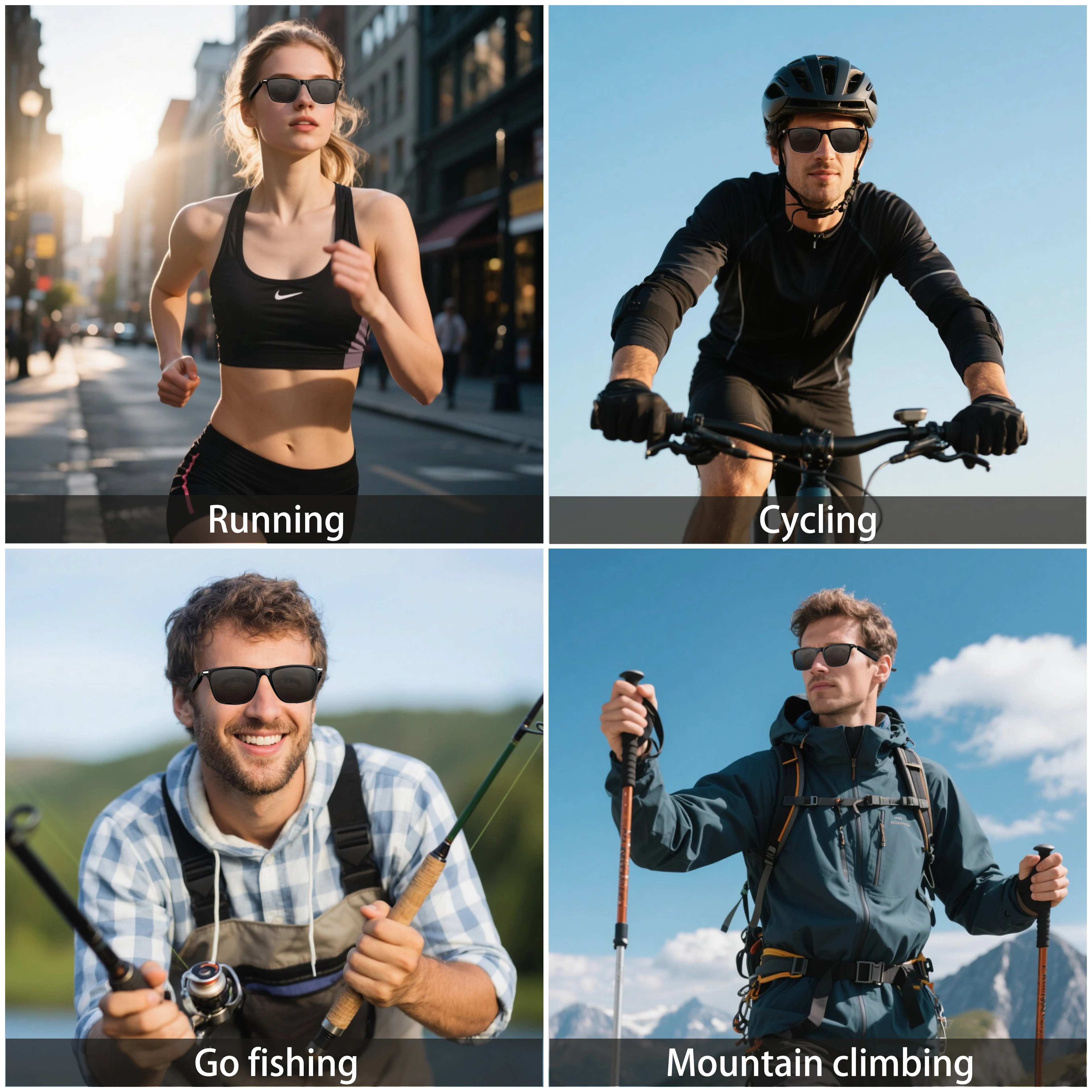 AI Translation Glasses with Camera Smart Glasses with Earbuds Music Control Open Ear Speaker Wide Angle Photography for Outdoor Cycling Meeting Travel