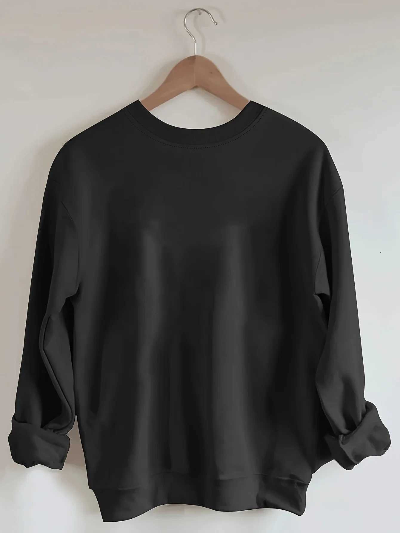 Womens Casual Pullover Sweatshirt Geometric Design Long SLeeve Round Neck Machine Washable Regular Fit for AutumZ250918