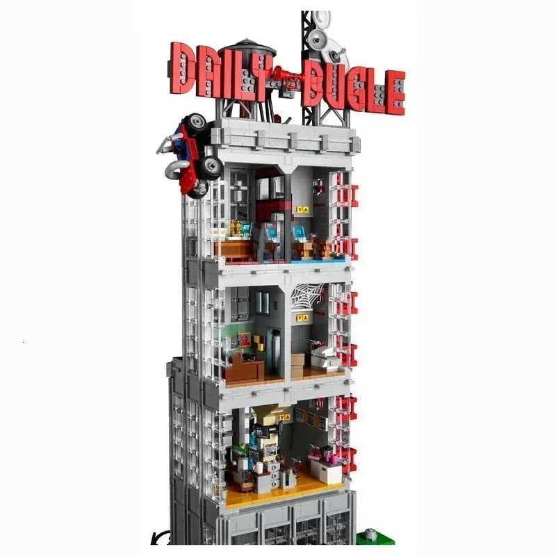 3772 PCS The Daily Bugle Building Compatible 76178 Building Blocks Anniversary Set Gifts For Children bricks birthday giftZ250918