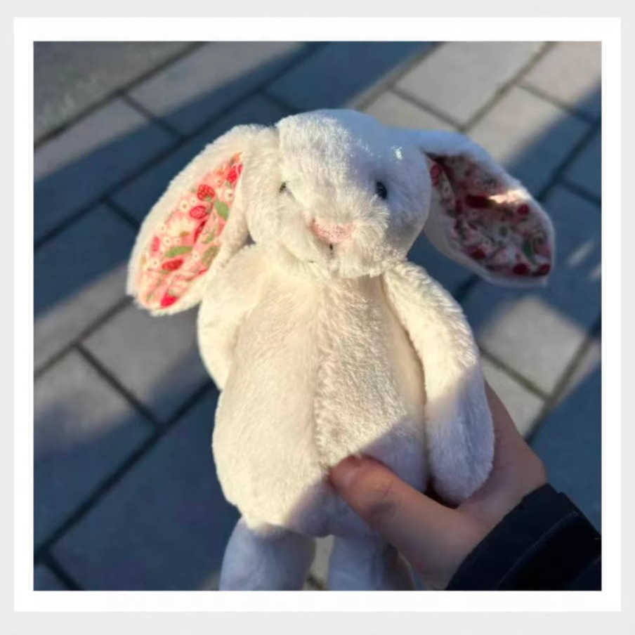 Movies & TV Plush toy Bonnie Rabbit Floral Plush Toy Doll Baby Soft Stuffed Doll Sweet Bunny