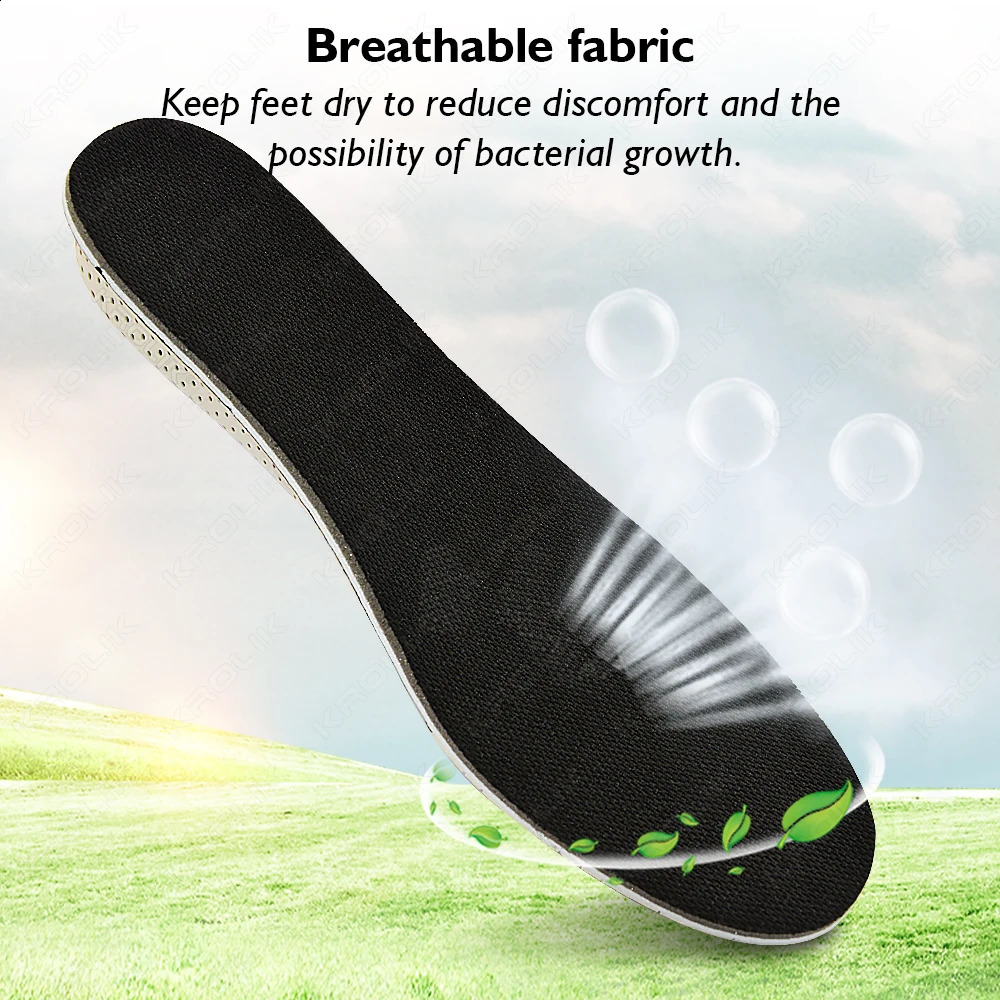 Memory Foam EVA Height Increase Templates Insole 25cm Breathable Ultra Light Elevated Sports Insoles For Men Women Shoes Insert 260518 - view 5