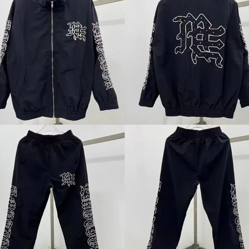 Black Full Zip Windbreake Jacket Men Women High Quality Unisex Sunscreen Overcoat